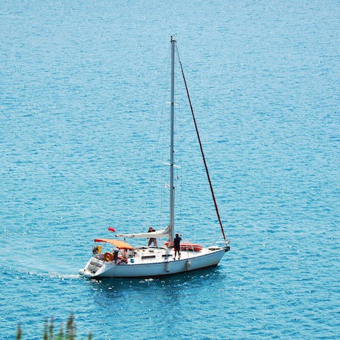Explore Corfu's beautiful coast with an organised boat trip