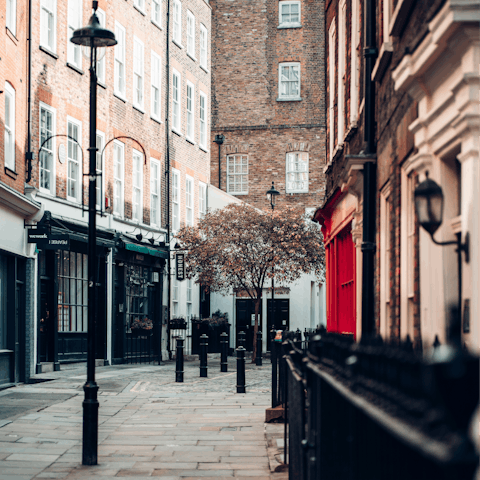 Head into central London and explore the streets of Soho