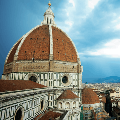 Get off to a flying start exploring Florence at Piazza del Duomo, it's just a four-minute stroll away