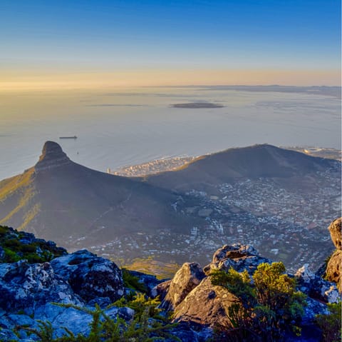 Explore Table Mountain and take in the gorgeous views – it's a short drive away