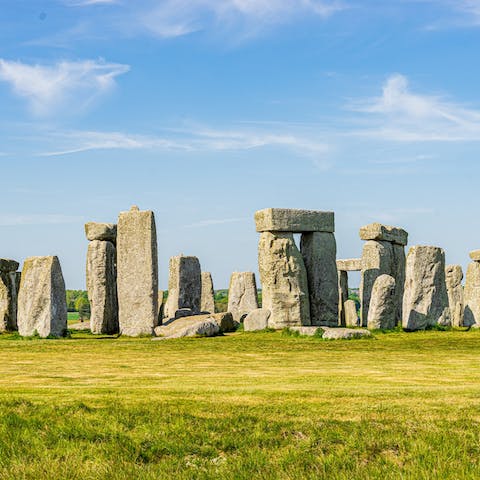 Drive to Stonehenge in under forty-five minutes and catch a Druid ceremony during the summer solstice