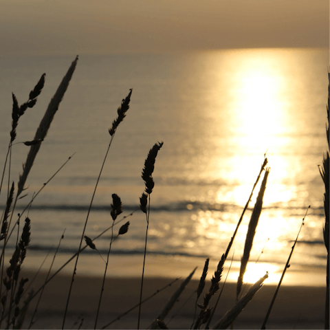 Enjoy the natural beauty of the East Jutland area, with your nearest sandy beach a ten-minute walk away