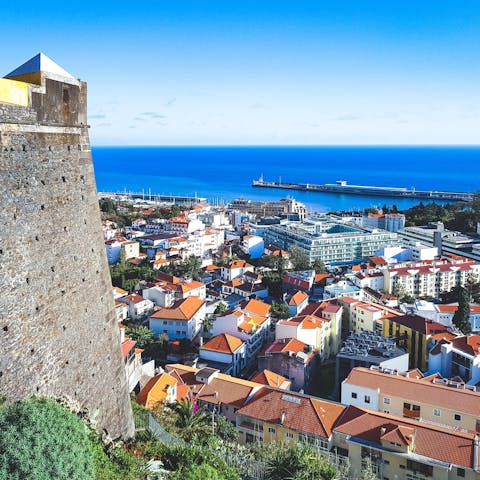 Fall in love with Funchal, from its atmospheric streets, to the beautiful botanical gardens and striking surrounding landscapes