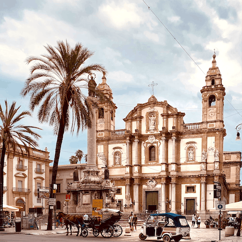 Explore the beauty of Palermo's historic city centre