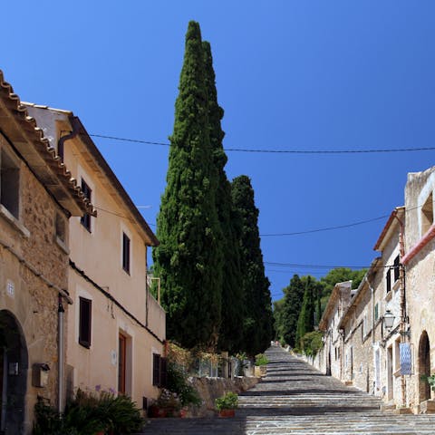 Explore picturesque Pollensa or spend the day at nearby sandy beaches