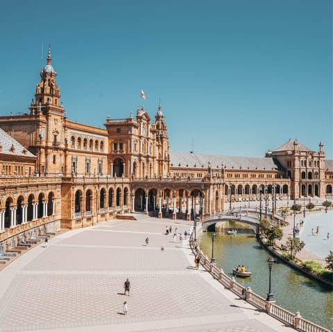 Stay within walking distance of Seville's sought-after sights