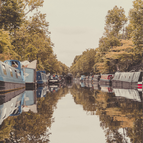 Explore the charms of Little Venice, just a ten-minute bus ride away