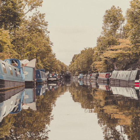 Explore the charms of Little Venice, just a ten-minute bus ride away