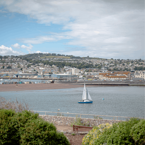 Hop in the car for fifteen minutes to visit Torquay