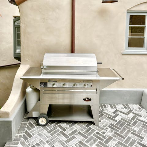 Get the chrome grill going for barbecue feasts outside