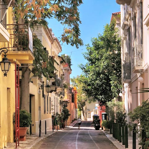 Experience the magic and beauty of Athens from the Plaka neighbourhood