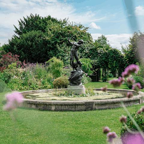 Get some fresh air at Regent's Park, a short walk away