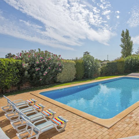 Cool down with a dip in the pool