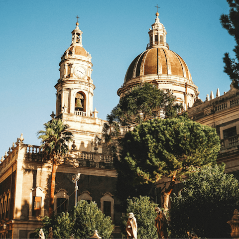 Make the 18km drive to Catania, Sicily's second-largest city 