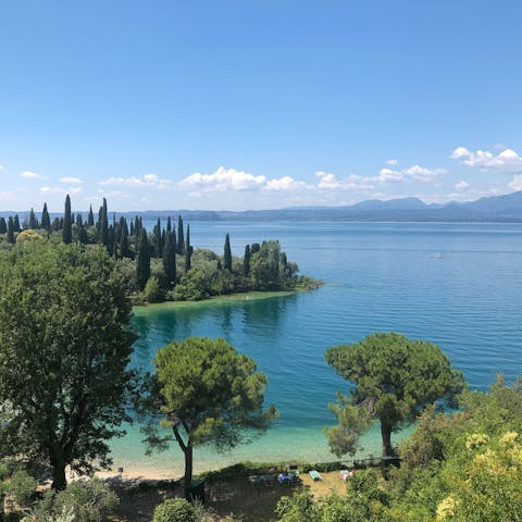 Take daily strolls along Salò's promenade to admire Lake Garda
