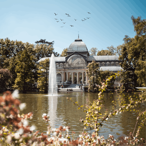 Pick up local goodies at a market and head to Retiro Park for a picnic