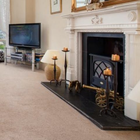 Get cosy by the open fire