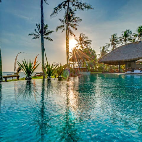 Cool off from the South East Asian heat in the pool