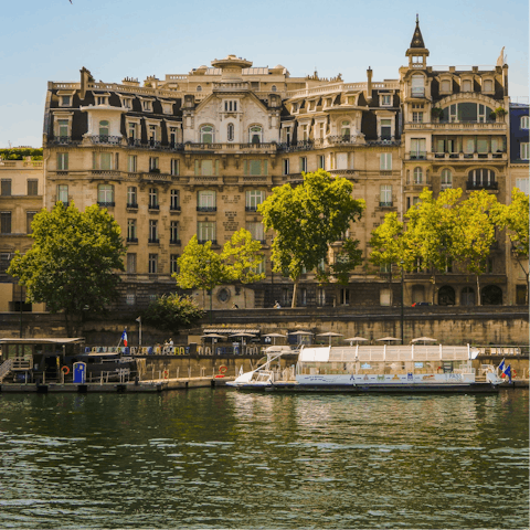 Discover the bars and restaurants of Canal Saint-Martin – it's a short walk away