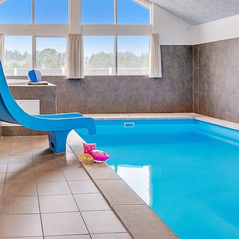 Take a dip in this family-friendly indoor pool