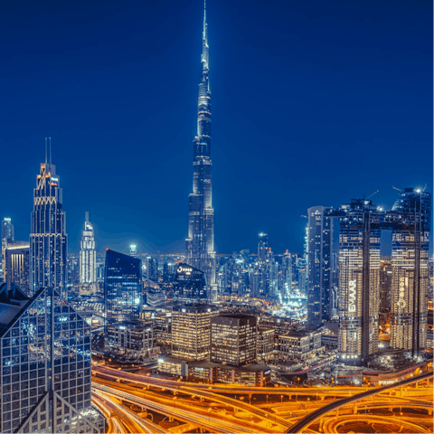 Stay in the Business Bay district of Dubai