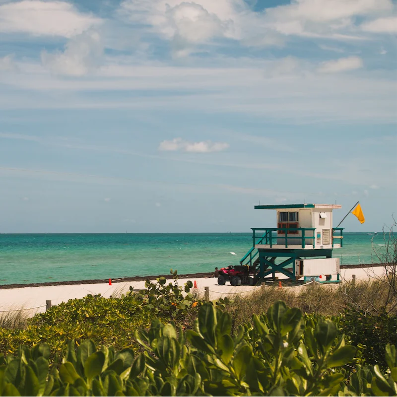 Feel the ocean breeze at Miami Beach
