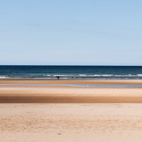 Take a relaxing stroll along the beach