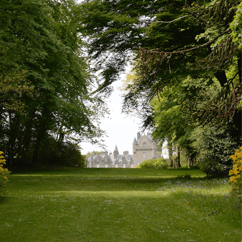Visit Castle Kennedy in Stranraer, a twenty-minute drive away