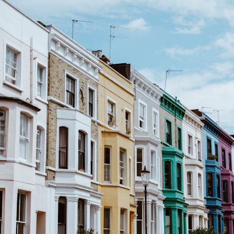Discover the cafes and boutiques of Notting Hill