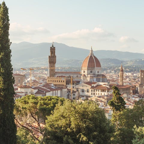 Drive 45 minutes to the historic city of Florence