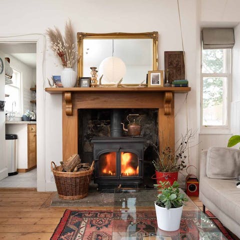 Light up the wood burner and get cosy on chilly winter evenings