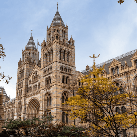 Travel a few stops on the tube to the museums of South Kensington