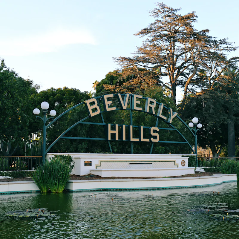 Stroll through the beautiful Beverly Gardens Park – less than a ten-minute drive away