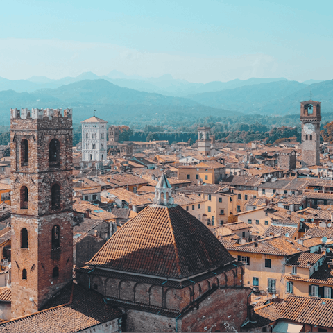 Discover Lucca's many treasures including the Guinigi Tower