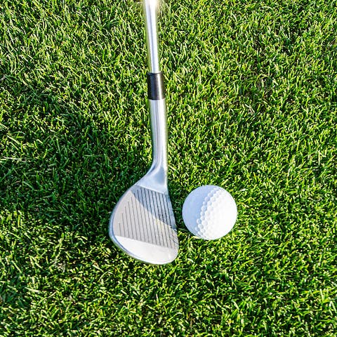 Grab your clubs and hit the green – there are multiple award-winning golf courses nearby