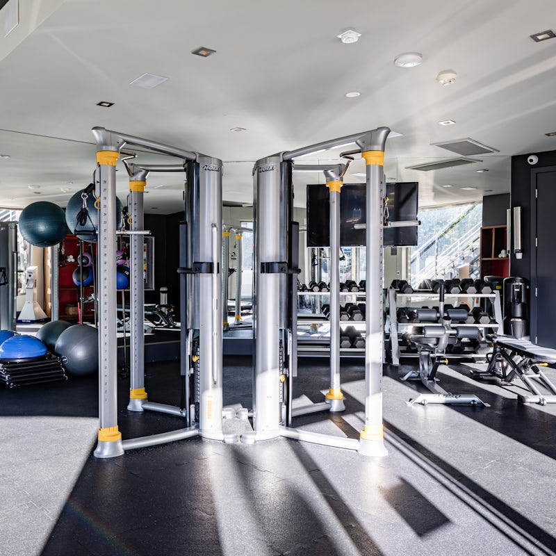 Work up a sweat in the building's gym