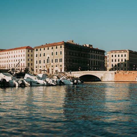 Take a trip up the coast and explore nearby Livorno