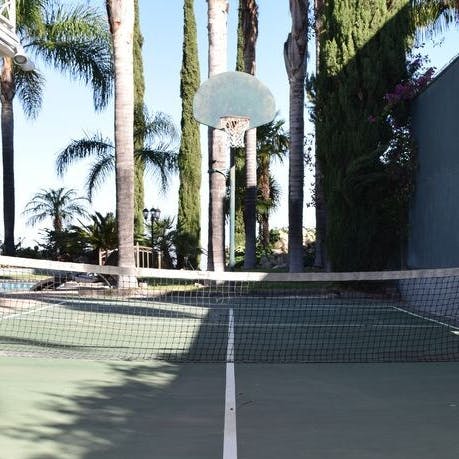 Get active on the tennis and basketball court 