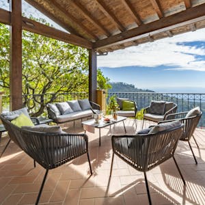**Stunning views** Guests experienced breathtaking views of the Tuscan countryside from the villa's many terraces and balconies. 