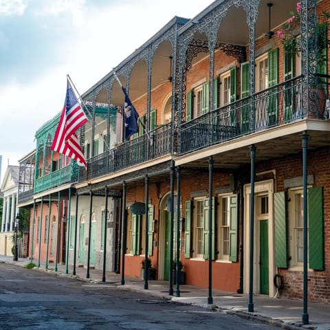 Walk the historic streets of New Orleans 