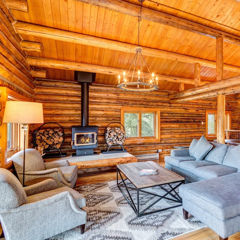 Cosy up in front of a wood-burning stove