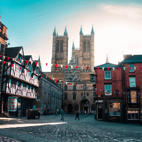 Wander through the historic streets of Lincoln and discover ancient stories