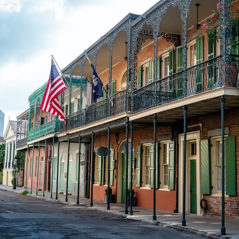 Take a tour of the beautiful and historic French Quarter
