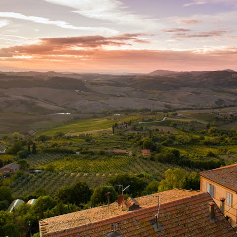 Explore the vineyards and wineries of nearby Montepulciano