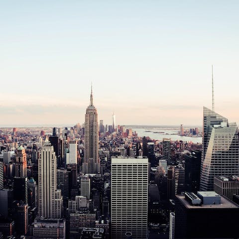 See the city from the Empire State Building – a fifteen-minute walk away