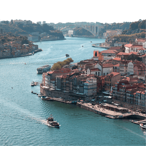 Admire the views from the Jardim do Morro, twenty-three minutes from home