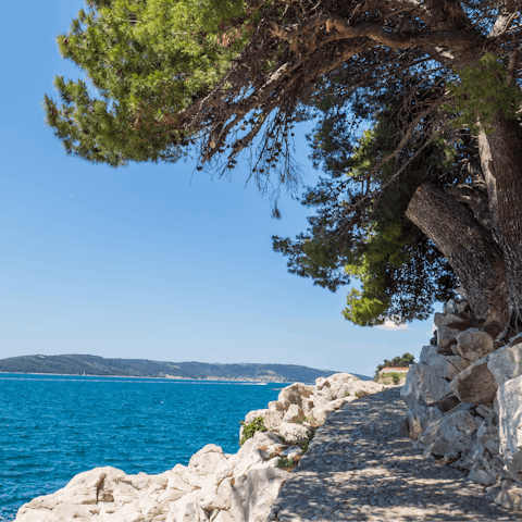 Explore the eastern shores of the Adriatic Sea