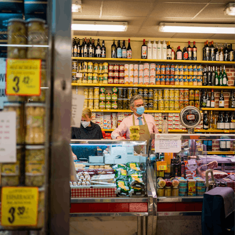  Browse the local produce on offer at Mercat de Sant Antoni, a short walk away