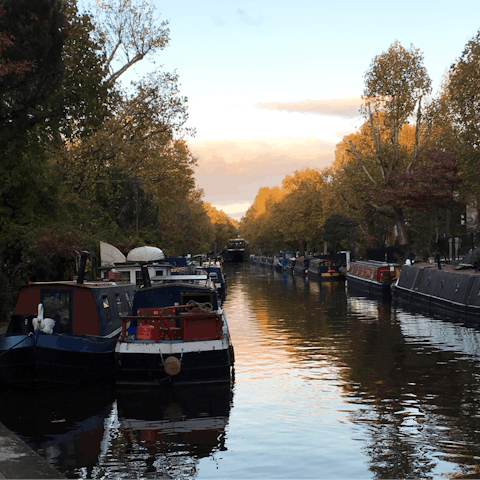 Explore charming Little Venice and enjoy a light lunch on the canal