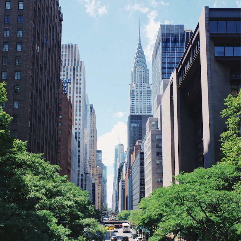 Admire the Empire State Building, a twenty-minute walk away